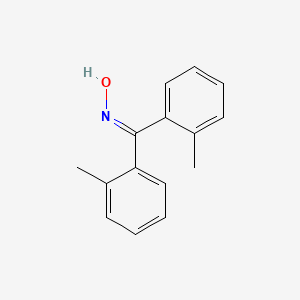 molecular formula C15H15NO B14331481 Methanone, bis(2-methylphenyl)-, oxime CAS No. 108714-78-9