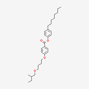 4-Octylphenyl 4-[4-(2-methylbutoxy)butoxy]benzoate