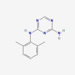 N~2~-(2,6-Dimethylphenyl)-1,3,5-triazine-2,4-diamine