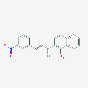 1-(1-Hydroxynaphthalen-2-yl)-3-(3-nitrophenyl)prop-2-en-1-one