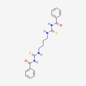 N-[4-(benzoylcarbamothioylamino)butylcarbamothioyl]benzamide