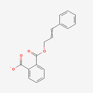 molecular formula C17H13O4- B14331525 2-{[(3-Phenylprop-2-en-1-yl)oxy]carbonyl}benzoate CAS No. 105578-68-5