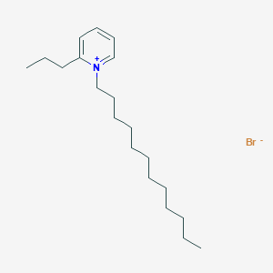 molecular formula C20H36BrN B14331540 1-Dodecyl-2-propylpyridin-1-ium bromide CAS No. 102833-68-1