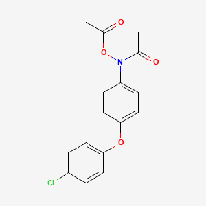 Acetamide, N-(acetyloxy)-N-(4-(4-chlorophenoxy)phenyl)-