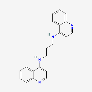 1,3-Propanediamine, N,N-di-4-quinolinyl-