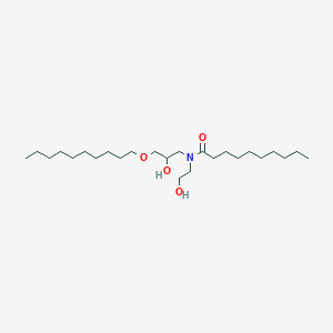 N-[3-(Decyloxy)-2-hydroxypropyl]-N-(2-hydroxyethyl)decanamide