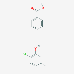 molecular formula C14H13ClO3 B14331667 Benzoic acid;2-chloro-5-methylphenol CAS No. 106320-00-7