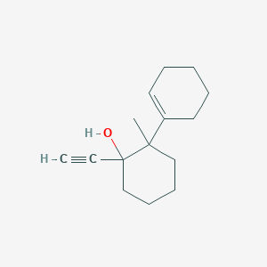 2-(Cyclohexen-1-yl)-1-ethynyl-2-methylcyclohexan-1-ol