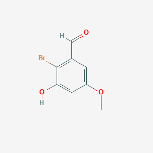 2-Bromo-3-hydroxy-5-methoxybenzaldehyde