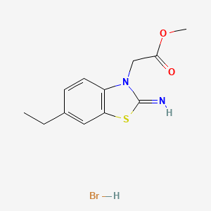 methyl 2-(6-ethyl-2-iminobenzo[d]thiazol-3(2H)-yl)acetate hydrobromide