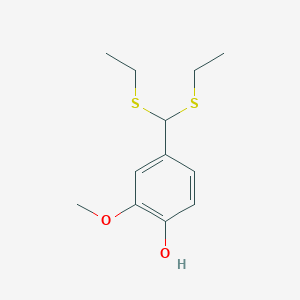 Bis(ethylthio)methyl-2-methoxyphenol