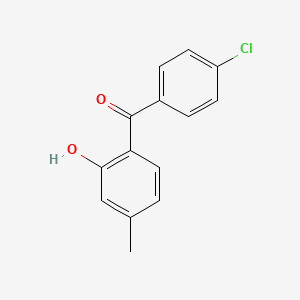 (4-Chlorophenyl)(2-hydroxy-4-methylphenyl)methanone