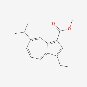 1-Azulenecarboxylic acid, 3-ethyl-7-(1-methylethyl)-, methyl ester