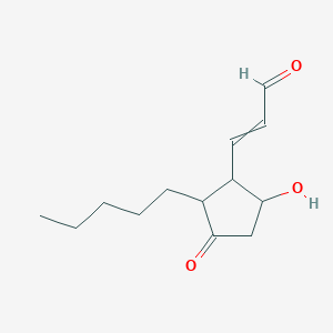 3-(5-Hydroxy-3-oxo-2-pentylcyclopentyl)prop-2-enal