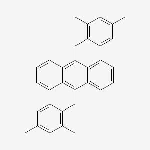 9,10-Bis[(2,4-dimethylphenyl)methyl]anthracene