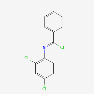 N-(2,4-Dichlorophenyl)benzenecarboximidoyl chloride