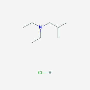 molecular formula C8H18ClN B14331846 N,N-diethyl-2-methylprop-2-en-1-amine;hydrochloride CAS No. 101258-75-7