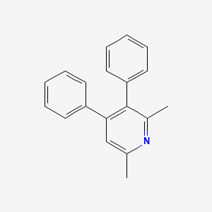 molecular formula C19H17N B14331853 2,6-Dimethyl-3,4-diphenylpyridine CAS No. 109810-16-4