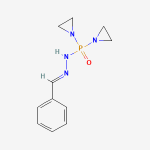 1-[aziridin-1-yl-[(2E)-2-benzylidenehydrazinyl]phosphoryl]aziridine