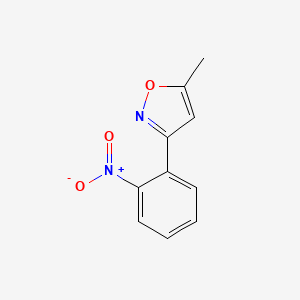 B1433190 3-(2-Nitro-phenyl)-5-methylisoxazole CAS No. 926316-89-4