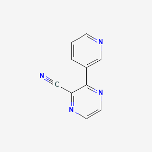 B1433193 3-(Pyridin-3-yl)pyrazine-2-carbonitrile CAS No. 1533630-40-8