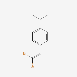 1,1-Dibromo-2-(4-isopropylphenyl)ethene