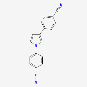 4-[1-(4-Cyanophenyl)pyrrol-3-yl]benzonitrile