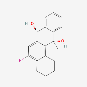 (7R,12S)-5-fluoro-7,12-dimethyl-1,2,3,4-tetrahydrobenzo[a]anthracene-7,12-diol