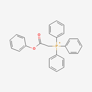 molecular formula C26H22O2P+ B14332084 Phosphonium, (2-oxo-2-phenoxyethyl)triphenyl- CAS No. 105507-10-6