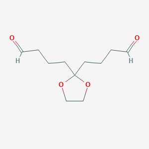 1,3-Dioxolane-2,2-dibutanal