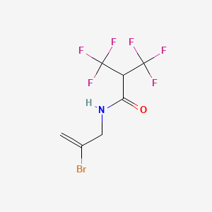 N-(2-Bromoallyl)-3,3,3-trifluoro-2-(trifluoromethyl)propionamide