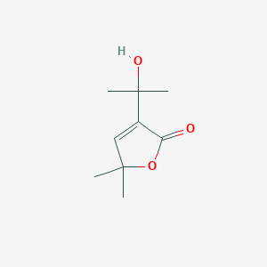 3-(2-Hydroxypropan-2-yl)-5,5-dimethylfuran-2(5H)-one