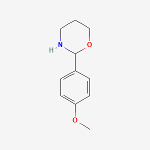 2H-1,3-Oxazine, tetrahydro-2-(4-methoxyphenyl)-