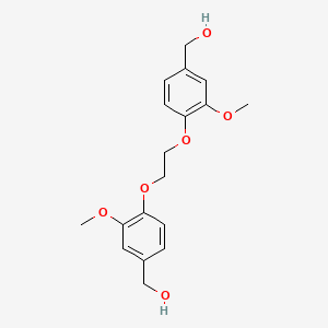 {Ethane-1,2-diylbis[oxy(3-methoxy-4,1-phenylene)]}dimethanol