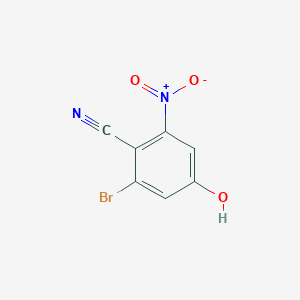 2-Bromo-4-hydroxy-6-nitrobenzonitrile