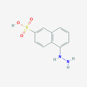 5-Hydrazinylnaphthalene-2-sulfonic acid