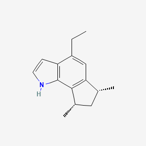 molecular formula C15H19N B14332208 cis-Trikentrin A 