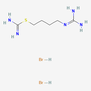 molecular formula C6H17Br2N5S B14332244 Pseudourea, 2-(4-guanidinobutyl)-2-thio-, dihydrobromide CAS No. 100911-93-1