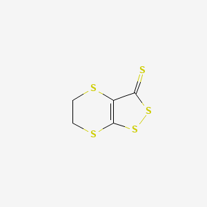 3H-1,2-Dithiolo[3,4-b][1,4]dithiin-3-thione, 5,6-dihydro-