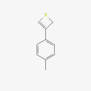 molecular formula C10H10S B14332287 3-(4-Methylphenyl)-2H-thiete CAS No. 111573-92-3