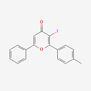 3-Iodo-2-(4-methylphenyl)-6-phenyl-4H-pyran-4-one