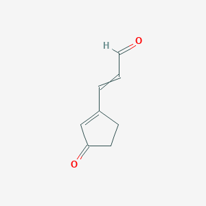 3-(3-Oxocyclopent-1-en-1-yl)prop-2-enal