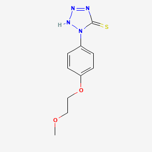 1-[4-(2-Methoxyethoxy)phenyl]-1,2-dihydro-5H-tetrazole-5-thione