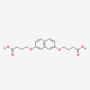 Butanoic acid, 4,4'-[2,7-naphthalenediylbis(oxy)]bis-