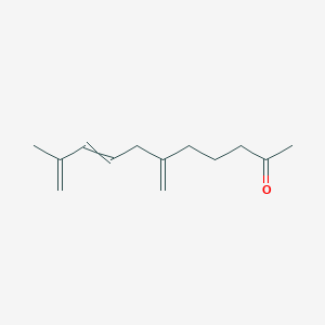 molecular formula C13H20O B14332475 10-Methyl-6-methylideneundeca-8,10-dien-2-one CAS No. 105553-49-9