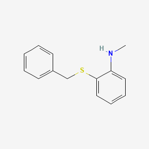 2-(Benzylsulfanyl)-N-methylaniline