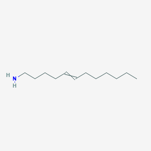 molecular formula C12H25N B14332534 Dodec-5-EN-1-amine CAS No. 106344-54-1