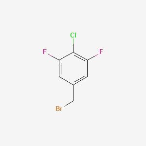 molecular formula C7H4BrClF2 B1433254 4-Chloro-3,5-difluorobenzyl bromide CAS No. 1400991-56-1