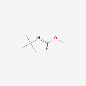 molecular formula C6H13NO B14332549 methyl N-tert-butylmethanimidate CAS No. 103202-88-6