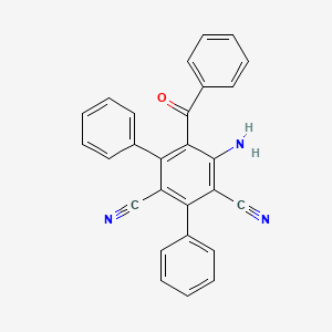 4-Amino-5-benzoyl-2,6-diphenylbenzene-1,3-dicarbonitrile